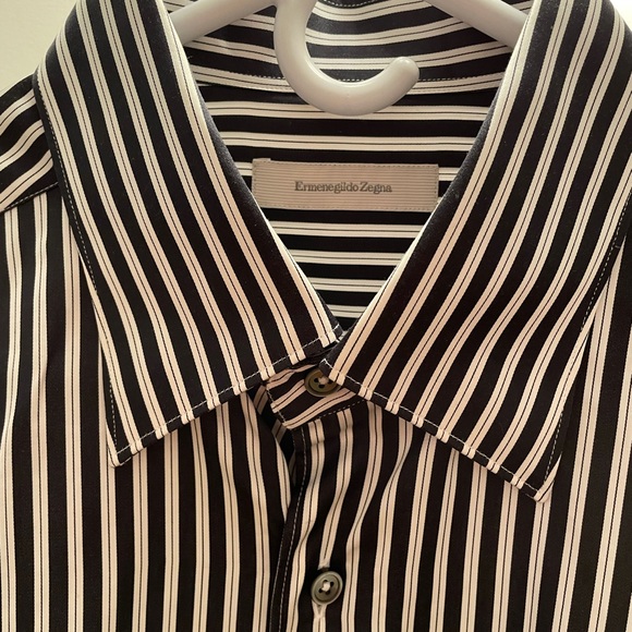 Ermenegildo Zegna stripe dress shirt - Picture 3 of 7